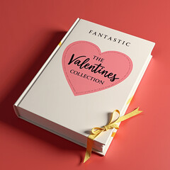 Valentines Collection Book Gift Box Heart Design