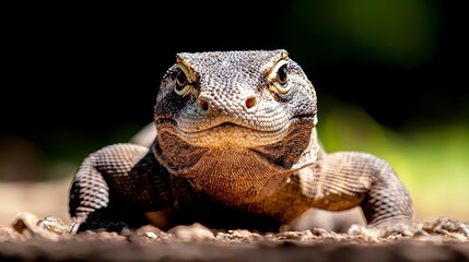 Obraz premium A close up of a lizard on the ground