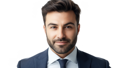 Confident Businessman in Suit with Professional Smile