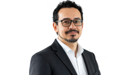 Professional Portrait of a Smiling Man in a Suit