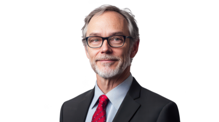 Professional Man in Business Attire with Glasses