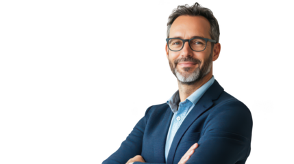 Professional Man in Smart Attire with Confident Smile