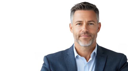 Confident Businessman Wearing a Suit