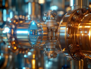 Industrial Pipeline System Advanced Metering, Valves, and Flow Control