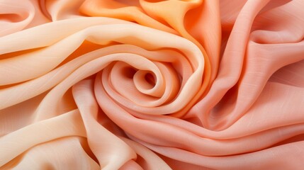 Fototapeta premium Soft pastel fabric draped elegantly