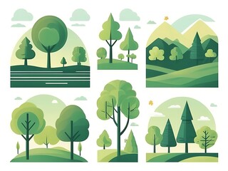 Fototapeta premium trees in the forest