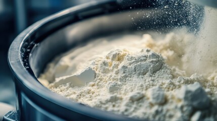 Industrial Flour Production Powdered Grain Filling Metal Mixing Bowl