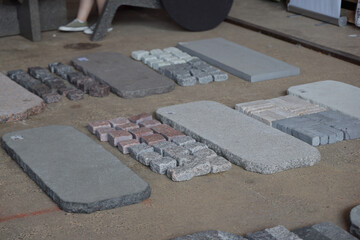 A Wide Variety of Stone and Paver Materials are Available for Viewing and Selection