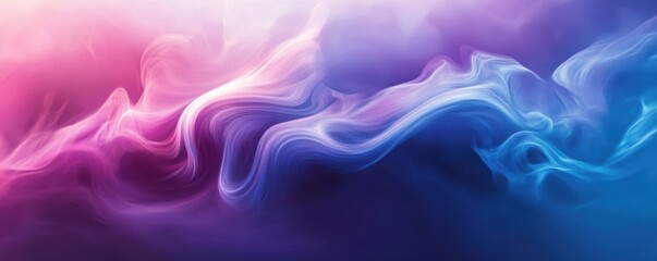 Fototapeta premium abstract background, colorful waves, dynamic fluid texture, vibrant colors of blue, purple, and pink, elegant design for modern art and technology visuals