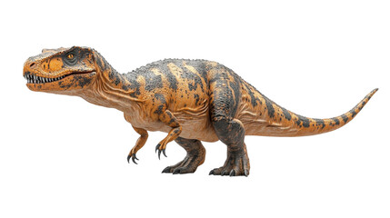 Plateosaurus Dinosaur on White Background. Generative AI