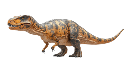 Plateosaurus Dinosaur on White Background. Generative AI