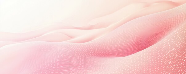 Soft blush pink gradient, warm and smooth with textured dots