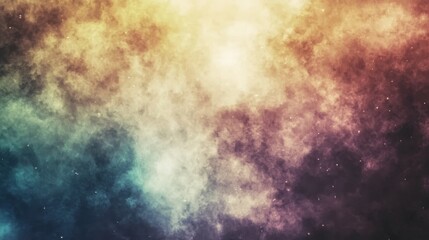 Obraz premium Celestial Nebula Cosmic Dust and Stellar Glow