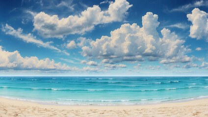 Obraz premium Tropical Beach Panorama