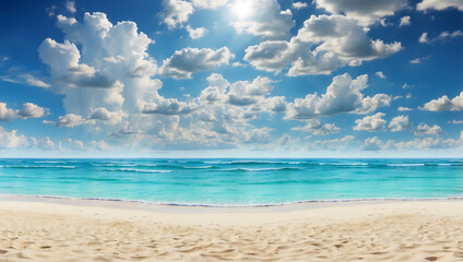 Obraz premium Tropical Beach Panorama