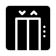 Elevator glyph icon