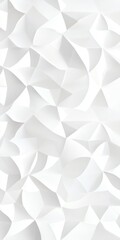 Obraz premium Abstract white geometric background with 3D polygonal shapes, ideal for modern design, presentations, and creative projects.