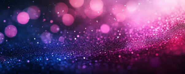 Dark purple pink blue color gradient background blurred neon color flow, grainy texture effect, futuristic banner design
