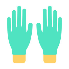 Medical glove illustration from health pack