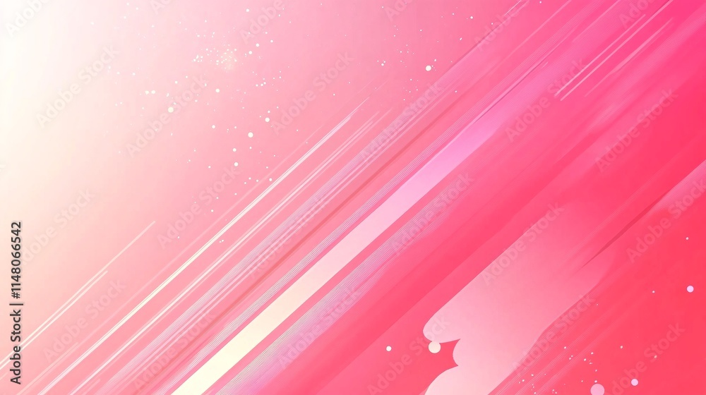 Aufkleber abstract pink background with soft lines and light gradients for creative designs