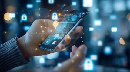 Mobile banking app with secure payment options and userfriendly features