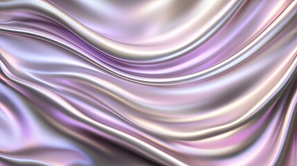 Obraz premium Elegant Draped Fabric in Iridescent Hues