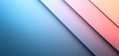Obraz premium Abstract gradient design with diagonal lines in soft color.