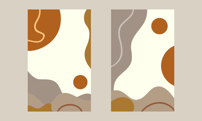 Artistic Painted Backgrounds Illustration