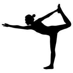 Elegant Yoga Poses Silhouette for Wellness Inspiration