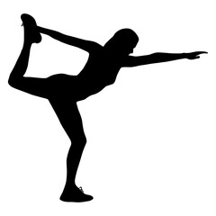 Elegant Yoga Poses Silhouette for Wellness Inspiration