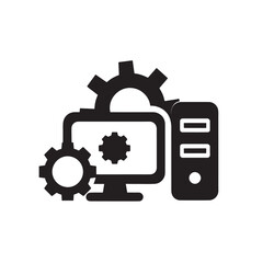 Computer system with gears. (1)