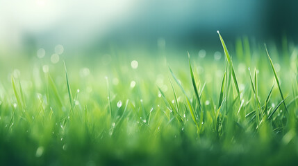 Obraz premium Green Grass Isolated on Transparent Background - Fresh Lawn Texture for Nature Photography, Landscape Design, and Environmental Mockups