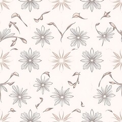 Floral Dream: Elegant Seamless Pattern 