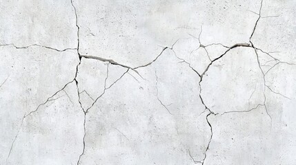 Obraz premium Cracked concrete texture urban setting image industrial environment close-up structural integrity