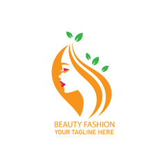 Beauty Fashion Logo Design Template,