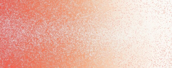 Fototapeta premium Light orange red white noise texture banner header cover poster backdrop design with pink grainy gradient background