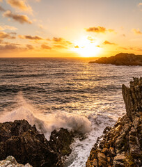 sunset at Porth Dafarch Isle oAnglesey