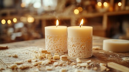 Crafting customized candlemaking molds diy projects a creative studio environment