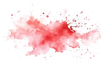 Coral ink splashes abstract background. Seamless watercolor swirls in the water