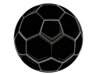 Naklejka premium black ball illusion