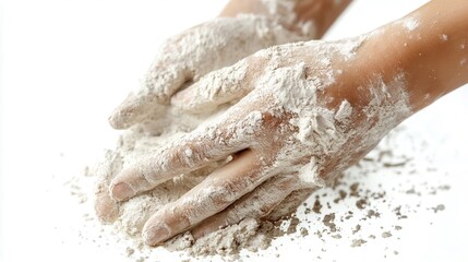 Fototapeta premium Mastering authentic handkneading dough techniques home a comprehensive guide aspiring bakers
