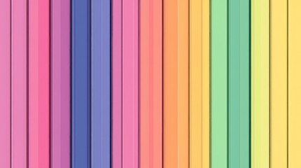 Obraz premium Pastel Rainbow Stripes Vertical Gradient Background (1)