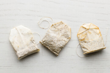 cup of hot tea and tea bag