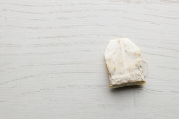 cup of hot tea and tea bag