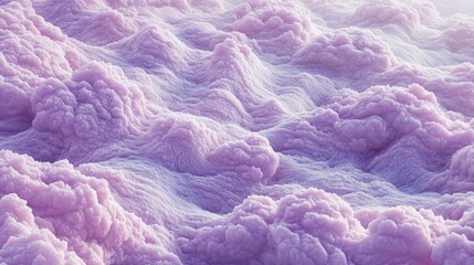 Fototapeta premium Soft Textured Clouds in Pastel Purple Tones Over a Smooth Surface