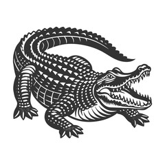 Crocodile Vector Art and Illustration