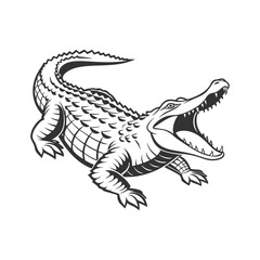 Crocodile Vector Art and Illustration