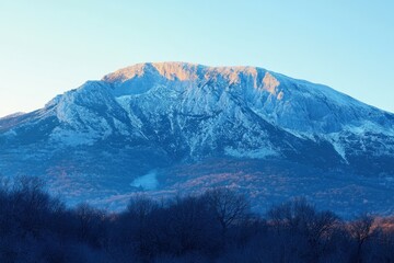 Nordic skiing or Cross-country skiing classic technique practiced by man in a beautiful panoramic trail at morning.Selective focus.. Beautiful simple AI generated image