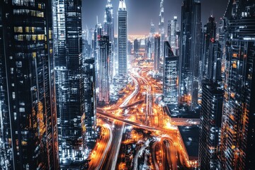 Fototapeta premium Aerial view of tropical resort with lush greenery and crystal-clear water, offering a tranquil and luxurious vacation destination.. Beautiful simple AI generated image