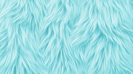 Fototapeta premium Soft Aqua Blue Faux Fur Texture Background Image